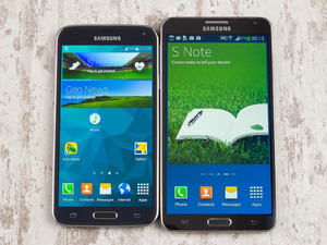 So sánh Samsung Galaxy S5 và Samsung Galaxy Note 3