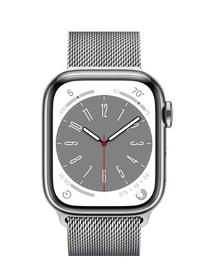 Apple Watch Series 8 GPS + 4G, 45mm - Viền thép dây thép - VN/A (Silver)