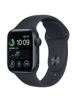 Đồng hồ thông minh Apple Watch SE 2022 GPS + 4G, 44mm – Viền nhôm dây cao su VN/A (Midnight)