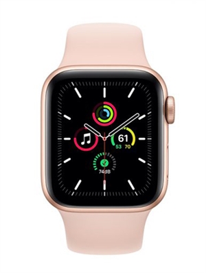 Apple Watch SE GPS, 44mm Aluminum Case with Sport Band (Gold)- Chính hãng (VN/A)