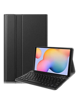Bao Da Kèm Bàn Phím Không Dây Cho Samsung Galaxy Tab S7 FE/S7 Plus (Black)