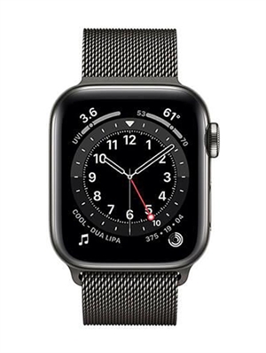 Đồng hồ thông minh Apple Watch Series 6 LTE 44mm Viền thép dây thép (Black) Chính hãng VN/A