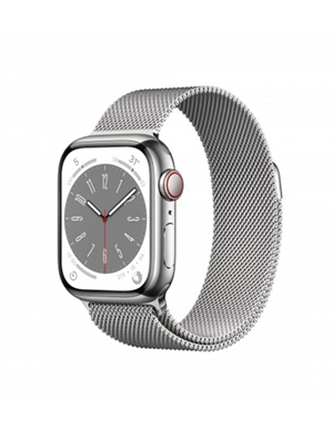 Đồng hồ thông minh Apple Watch Series 9 - GPS + LTE, 45mm - Vỏ Thép Dây Thép - VN/A (Silver)