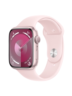Đồng hồ thông minh Apple Watch Series 9 - GPS, 41mm - Vỏ Nhôm Dây Cao Su - VN/A (Pink)
