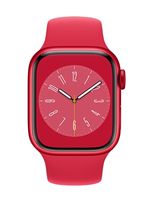 Apple Watch Series 8 GPS + 4G, 41mm - Viền nhôm dây cao su - VN/A (Red)