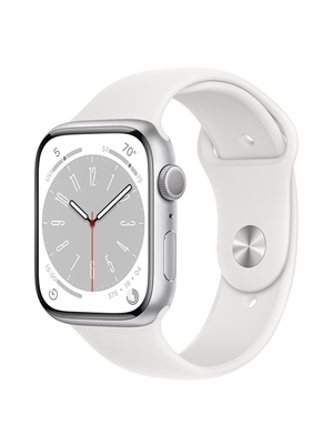 Apple Watch Series 8 GPS + 4G, 41mm - Viền nhôm dây cao su - VN/A (Silver)