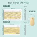 Chuột Bluetooth không dây cho điện thoại iPad/Tab (Vàng)