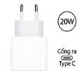 Củ Sạc Sạc nhanh Apple iPhone 20W Type-C - Chính hãng Apple Việt Nam